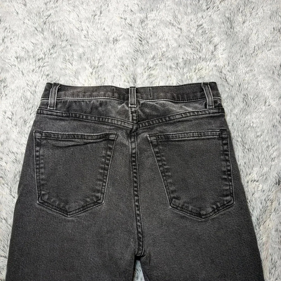 Reformation Black Gray Serena Jeans High Rise Skinny Jeans Size 25 - Picture 5 of 11